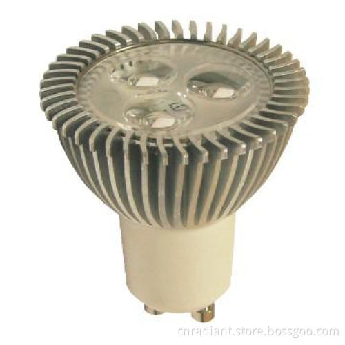 4.5w 3X1.5w LED spotlight bulb with retrofit size, CE standards